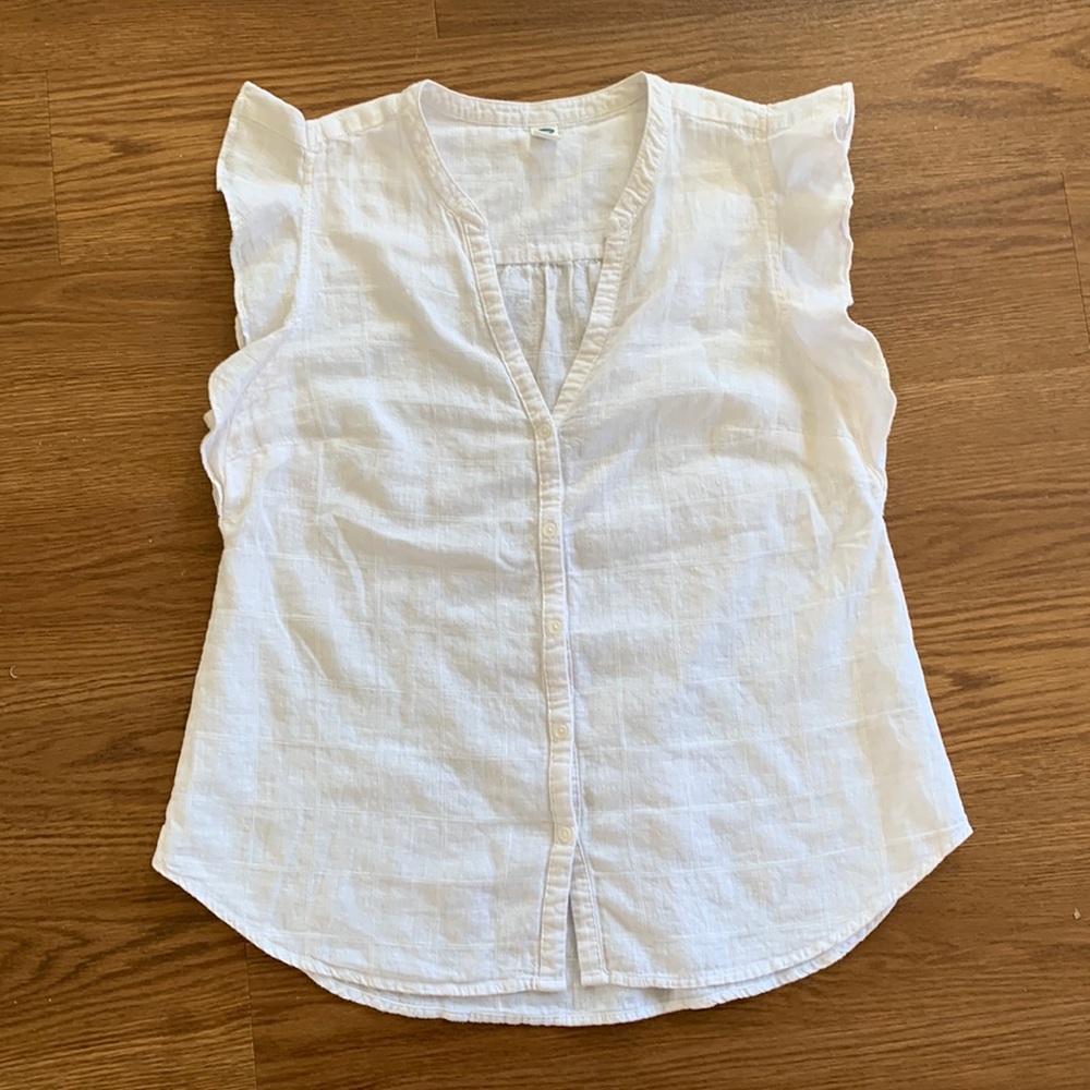 GAP Linen Blouse (size L)